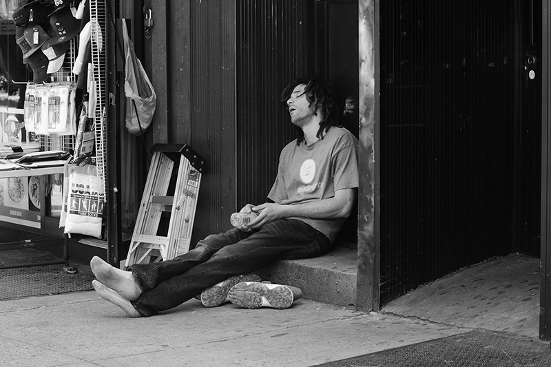 Homeless : Street Life : New York : Personal Photo Projects :  Richard Moore Photography : Photographer : 